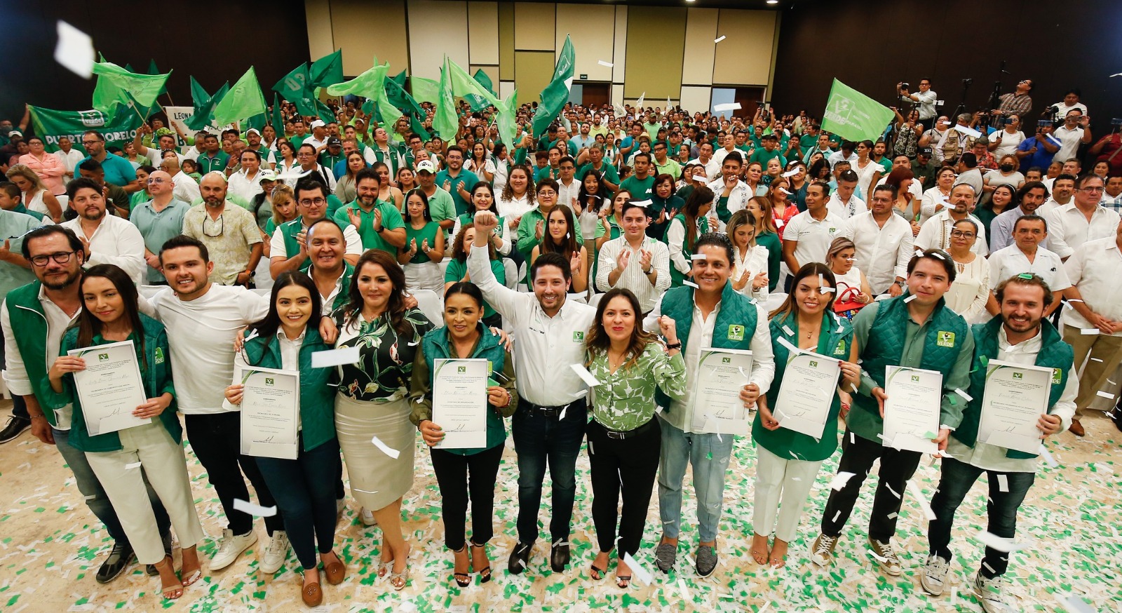 El Partido Verde Ecologista de México (PVEM) en Quintana Roo, prepara su lista de militantes y simpatizantes