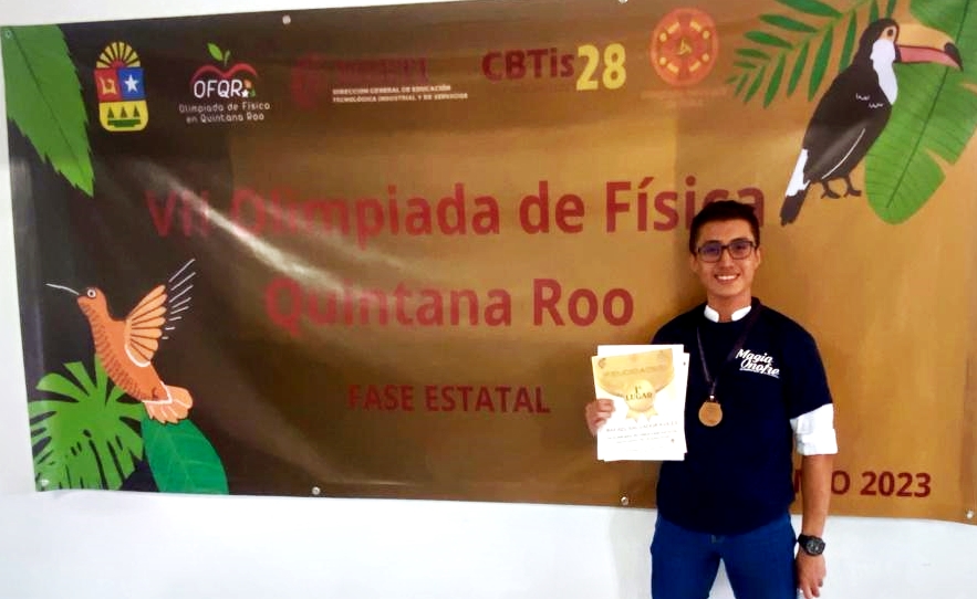 Estudiante chetumaleño gana la 7ª Olimpiada Estatal de Física