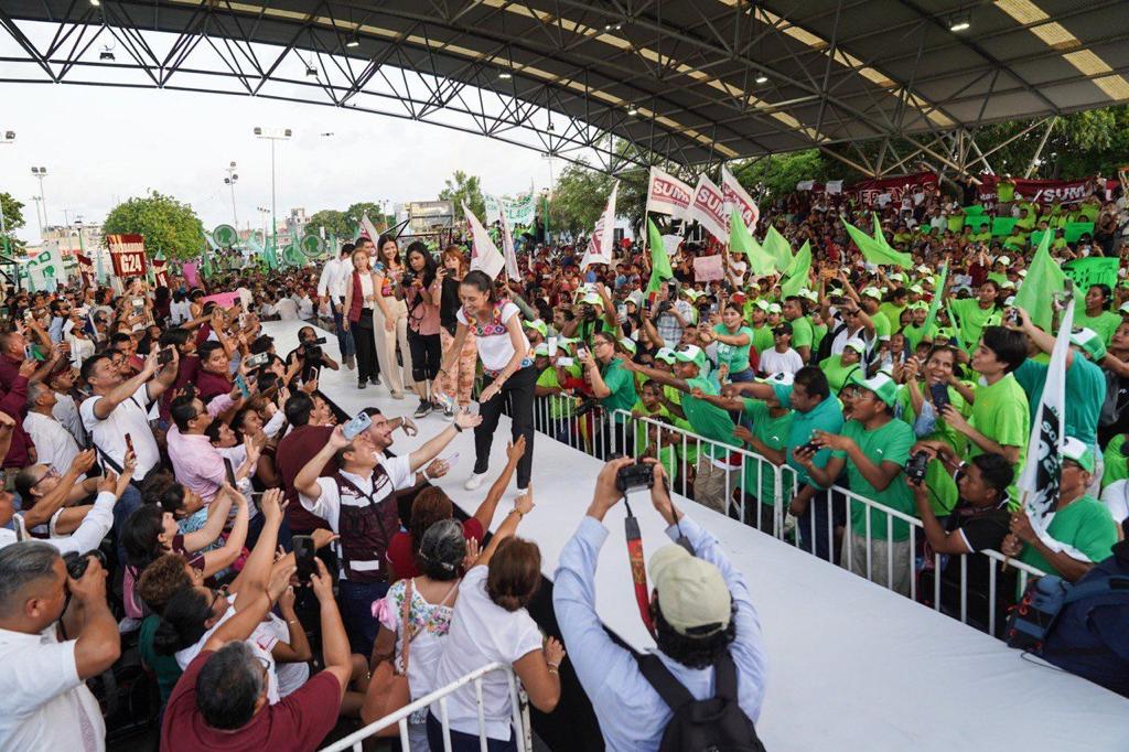 Líderes ‘verdes’ arropan a Claudia Sheinbaum