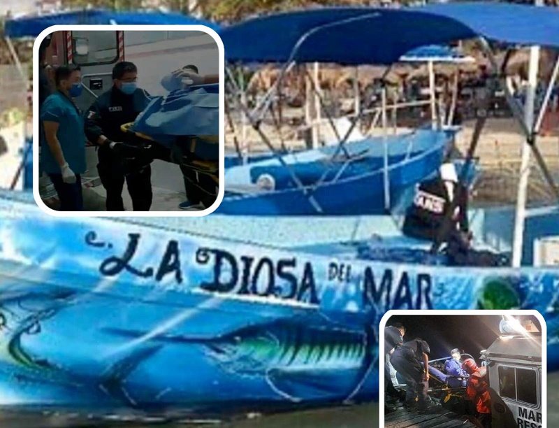 Embarcación "Diosa del Mar" se hunde con 17 turistas, 4 personas fallecidas