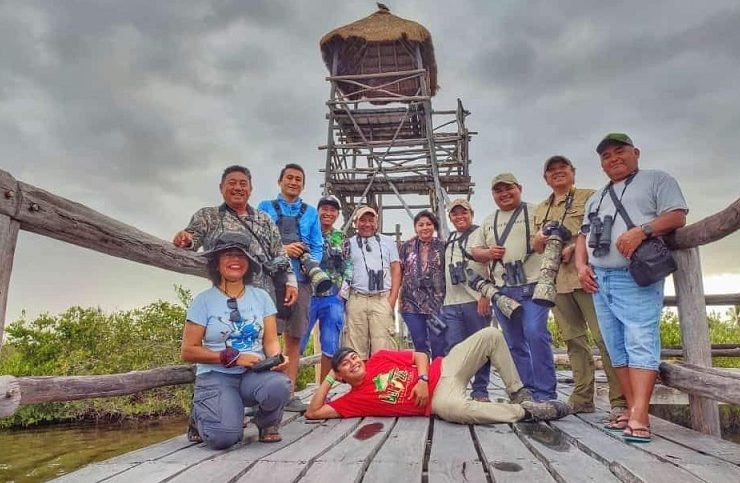 Fundación de parques y museos de Cozumel recibió a observadores de aves de la península