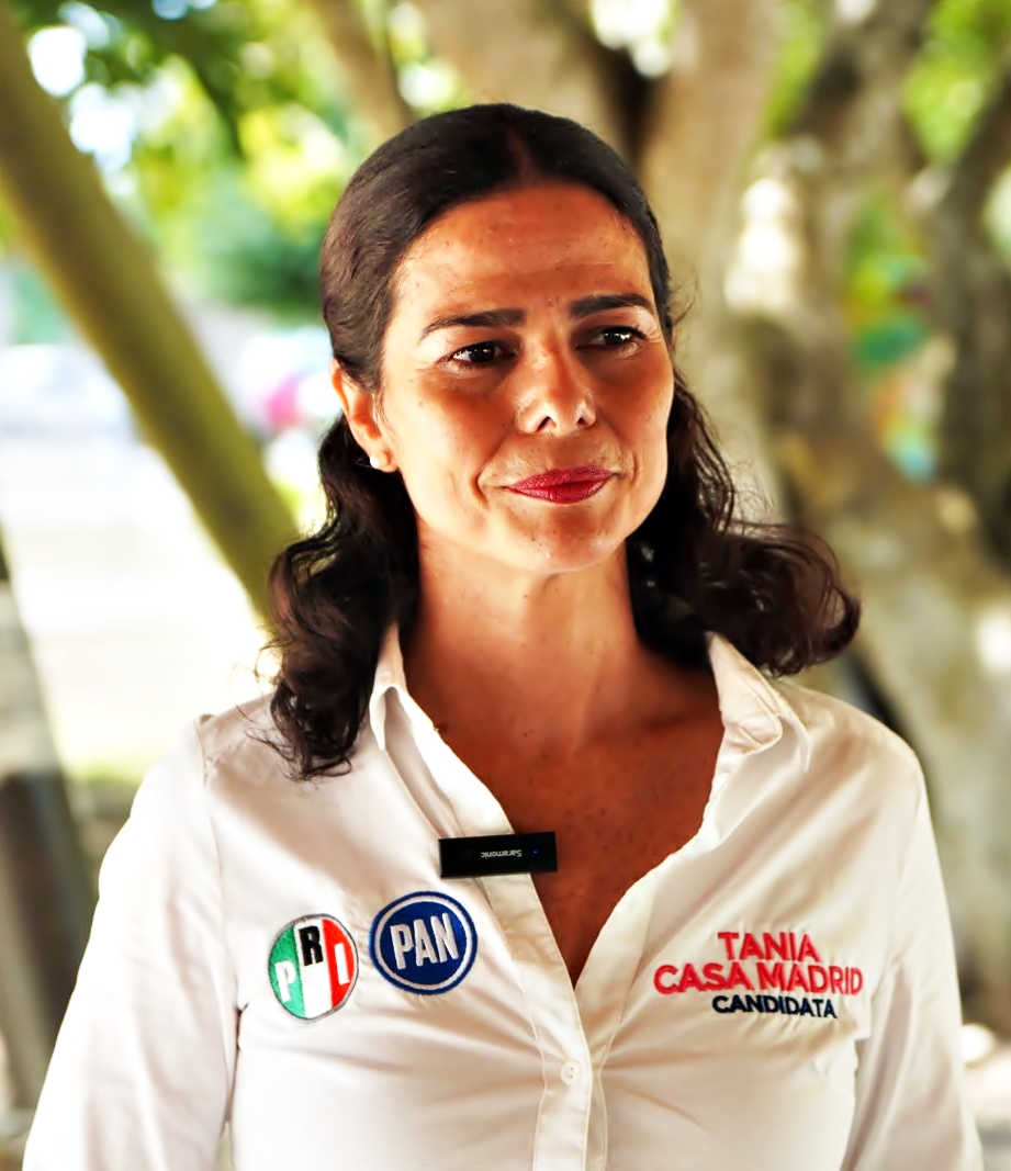 Tania Casa Madrid, candidata a la Presidencia Municipal de Bacalar.