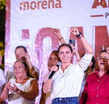 Ana Paty Peralta ganó la presidencia municipal de Benito Juárez, con voto masivo de miles de cancunenses