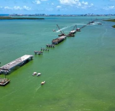 SICT asegura que las obras del Puente Nichupté avanzan con ‘poco’ impacto ambiental