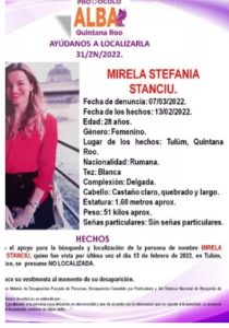 Según las madres buscadoras de los colectivos como la presidenta de Madres Buscadoras de Quintana Roo, María Dolores Patrón Pat, asegura que en Tulum, de enero a la fecha del presente año, se han presentado 33 desapariciones.