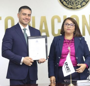 Omar García Harfuch Recibe Constancia de Mayoría como Senador Electo de la CDMX