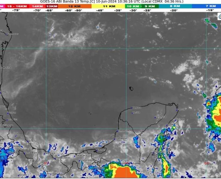 Pronostico del clima Quintana Roo: lluvias aisladas para hoy 10 de junio