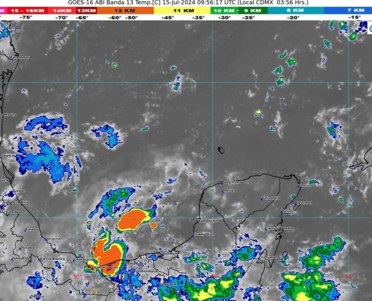 Clima de hoy en Quintana Roo 15 de julio 2024
