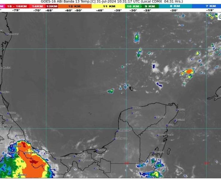 Clima en Quintana Roo 31 de julio 2024
