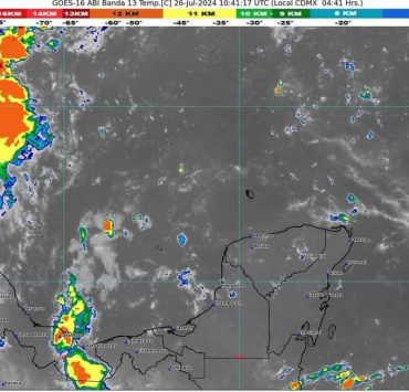 Clima en Quintana Roo del día 26 de julio 2024