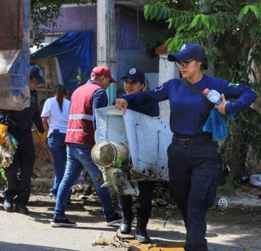 Más de 100 toneladas en jornada de descacharrización en Chetumal