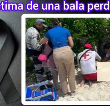 En Cancún menor de 12 años víctima de una bala perdida