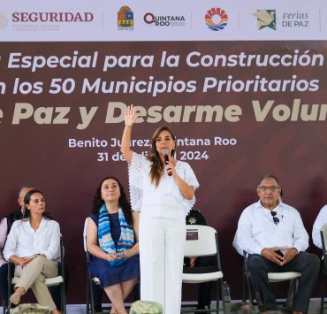 Feria de Paz y Desarme Voluntario en Villas Otoch Paraíso para la Construcción de Paz en Q.Roo 