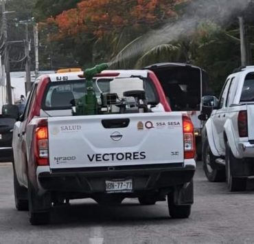 SESA refuerza Operativo de Nebulización Masiva