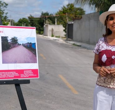Mara Lezama entregó la Segunda Etapa de Pavimentación en la colonia “Ampliación Nueva Generación”