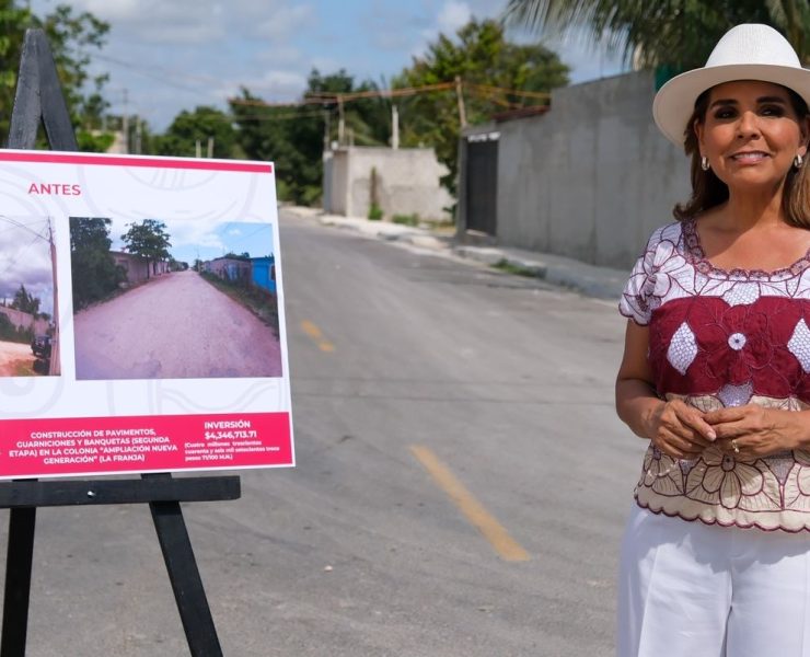 Mara Lezama entregó la Segunda Etapa de Pavimentación en la colonia “Ampliación Nueva Generación”