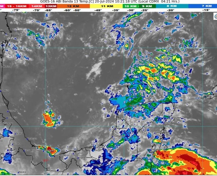 Clima de hoy 20 de julio 2024 en Quintana Roo