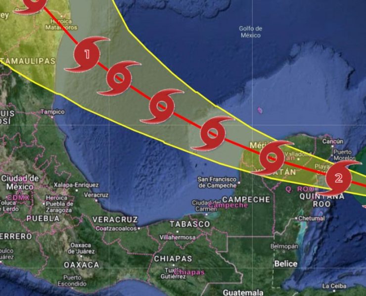 Alerta roja para Quintana Roo por huracán “Beryl” categoría 3