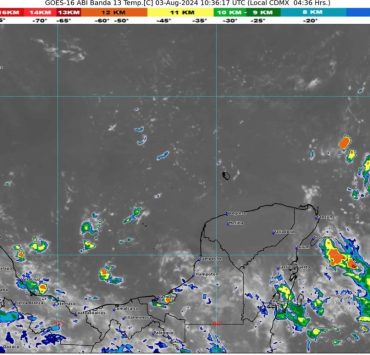 Clima de Quintana Roo 03 de agosto de 2024