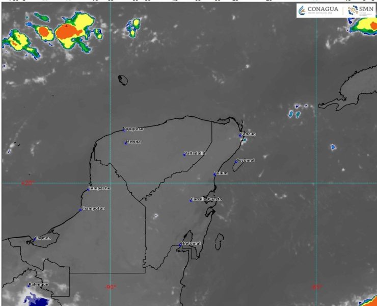 Clima de Quintana Roo 19 de agosto 2024