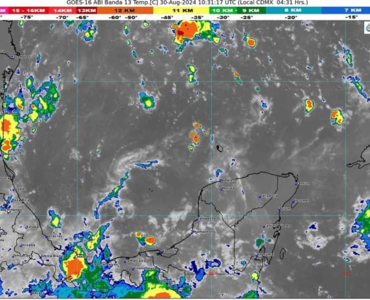 Clima de Quintana Roo 30 de Agosto 2024