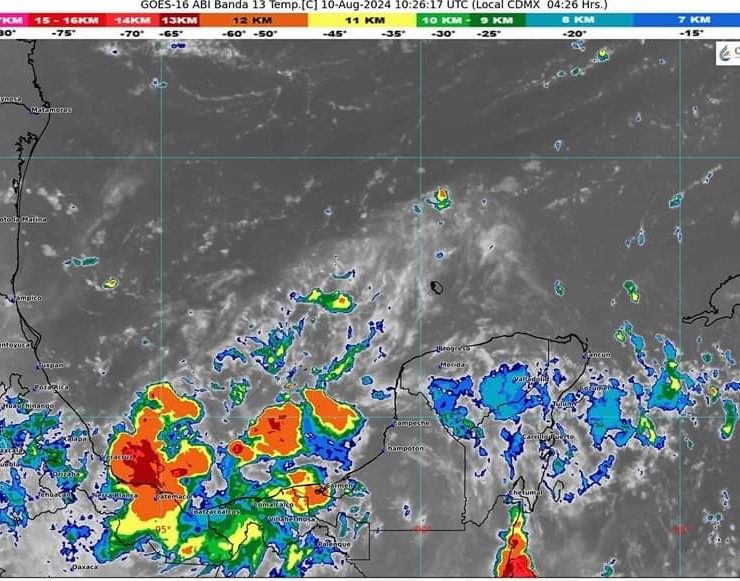 Clima en Quintana Roo 10 de agosto 2024