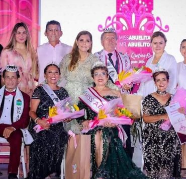 DIF Quintana Roo celebró el Certamen Miss y Mr. Abuelito Quintana Roo 2024