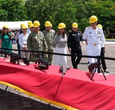 Destrucción de armas avanzamos en la Construcción de Paz: Mara Lezama