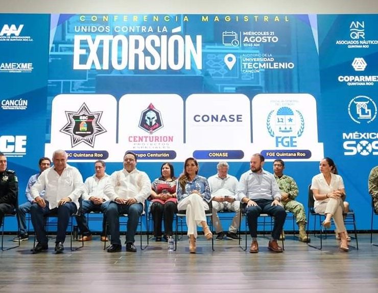 Grupo Centurión Une Sectores para Combatir la Extorsión y Fortalecer la Paz en Quintana Roo: Mara Lezama