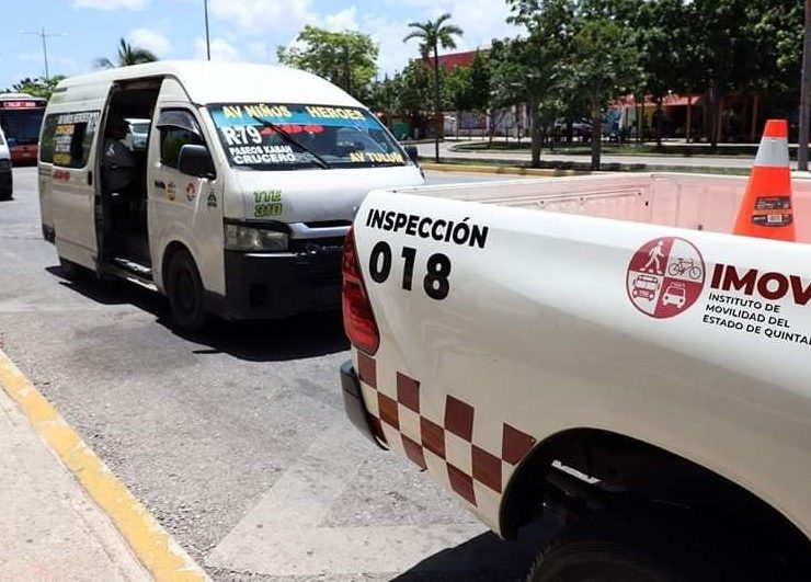 IMOVEQROO Lleva a cabo Operativos para controlar el aumento de Tarifas