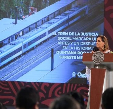 Mara Lezama el Tren Maya marca un antes y un después en la historia de Quintana Roo y el Sureste
