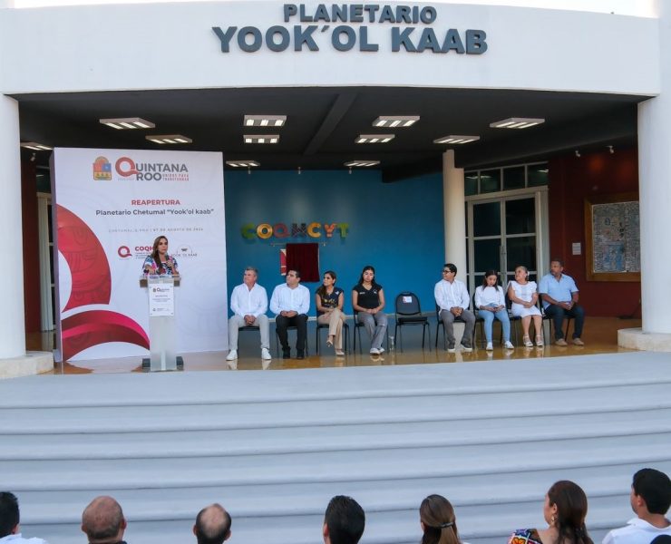 Mara Lezama inaugura el renovado Planetario ‘Yook’ Ol Kaab’ en Chetumal