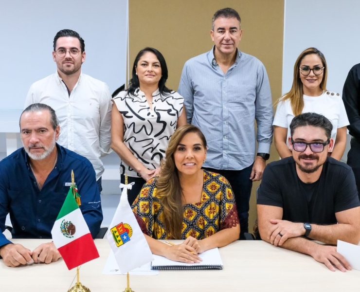 Mara Lezama y Román Meyer supervisan proyectos y regularización de predios en Solidaridad