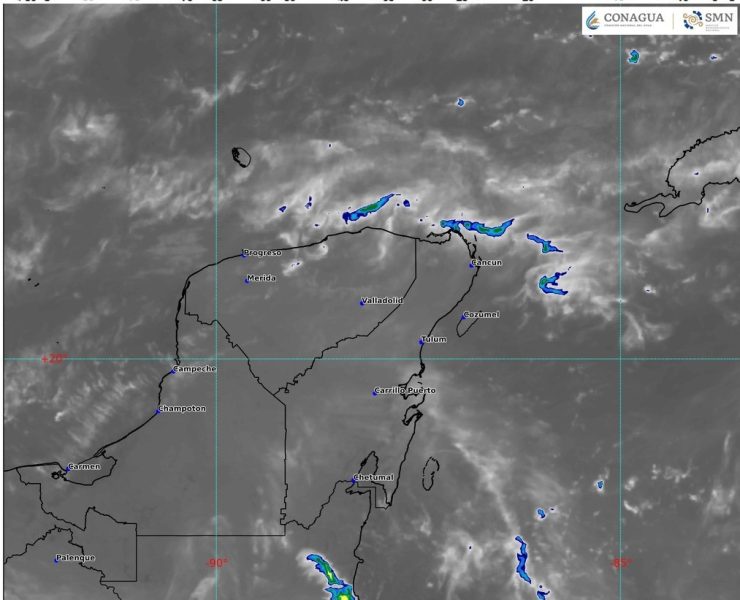 Pronóstico del tiempo en Quintana Roo 07 de julio 2024