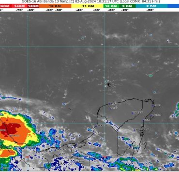 Pronósticos del clima en Quintana Roo 02 de agosto del 2024