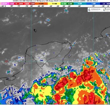 Pronósticos del tiempo de Quintana Roo 09 de agosto 2024