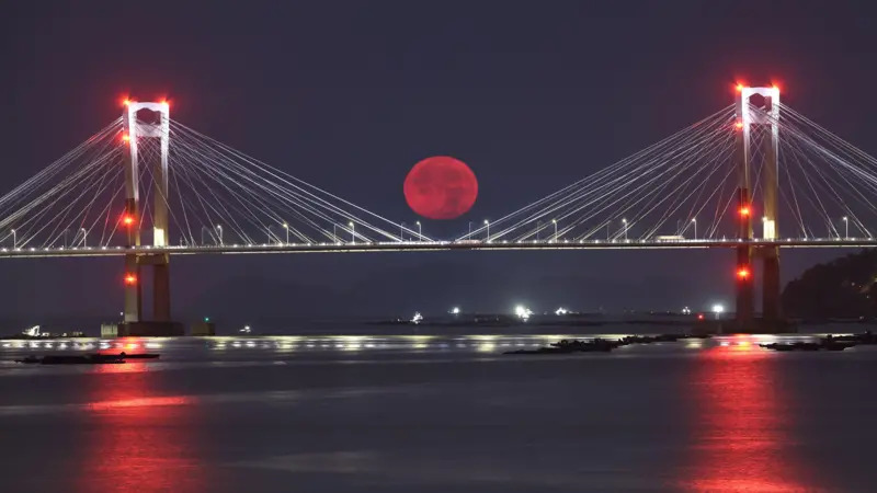 Increíbles fotos de la Superluna Azul