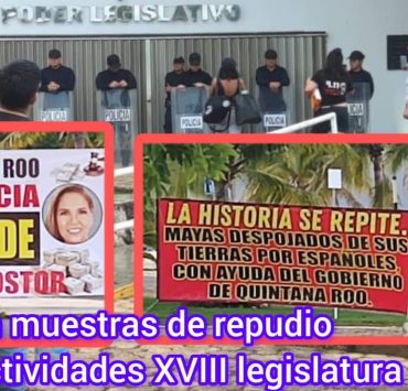 La XVIII Legislatura comienza sus actividades con fuertes muestras de repudio