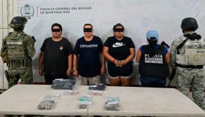 Un importante desmantelamiento de un grupo criminal se llevó a cabo en Quintana Roo. 