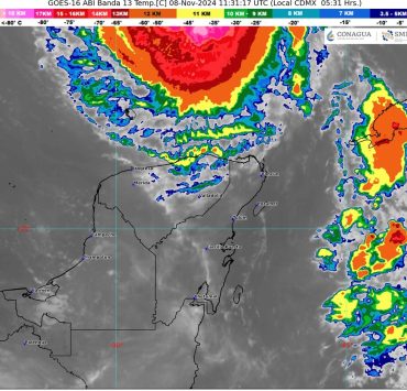 Probabilidad de lluvias sobre la Península por Huracán Rafael