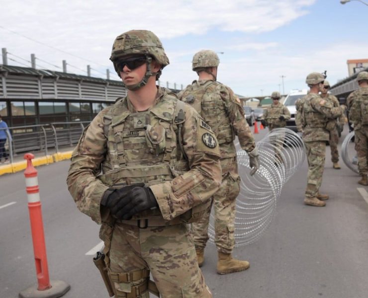 Estados Unidos desplegará soldados en nuestra frontera