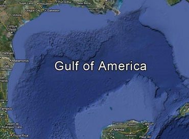 EU cambia el nombre del Golfo de México y un monte en Alaska