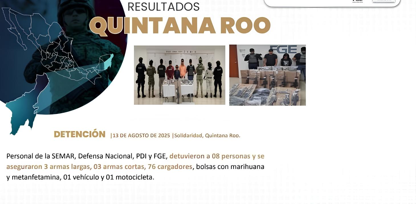Quintana Roo vive un momento de avances simultáneos en seguridad