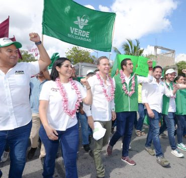 Estefanía Mercado y Gino Segura impulsan desde Solidaridad