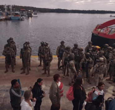 Fuerzas federales desmantelan puntos de venta de droga en Holbox y Cozumel