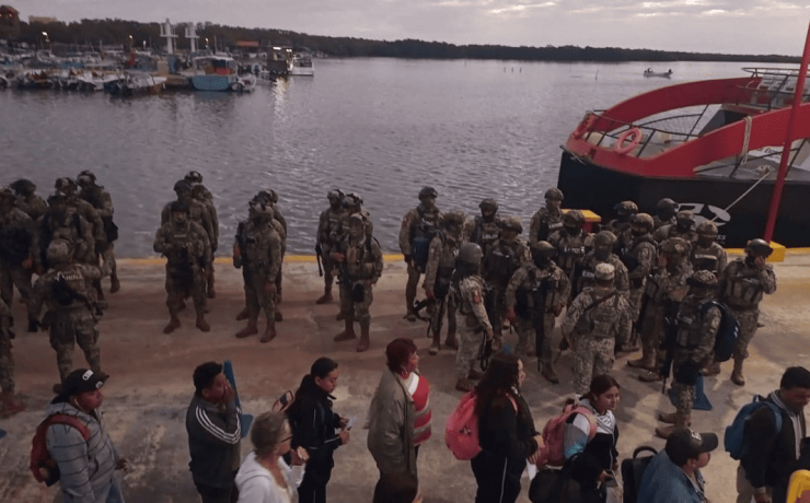 Fuerzas federales desmantelan puntos de venta de droga en Holbox y Cozumel