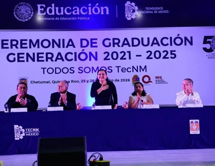 Egresan 164 profesionistas del Tecnológico de Chetumal fortaleciendo el futuro