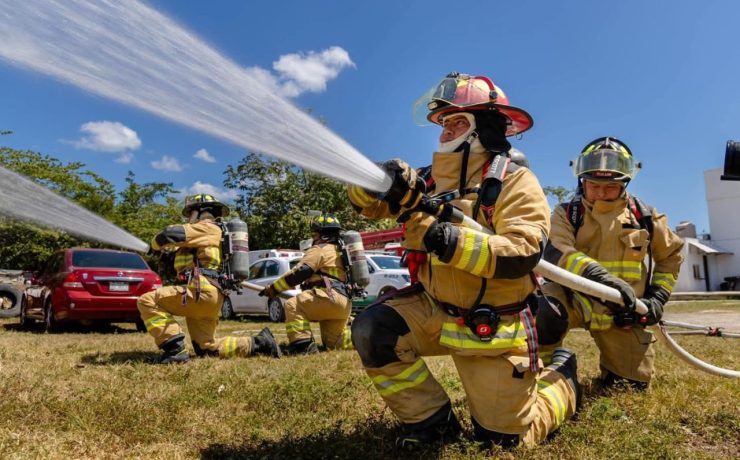 Tulum impulsa capacitación intensiva para bomberos y fortalece seguridad regional