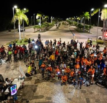 ¡Rodada Masiva! Participación ciudadana impulsa Rodando Cancún edición once