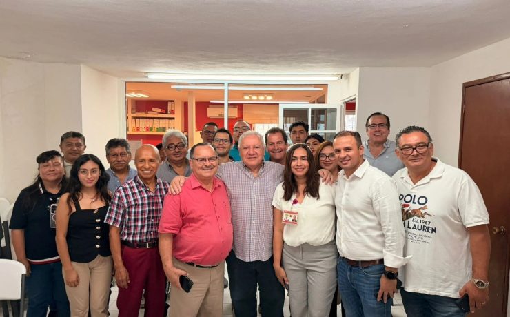 Reencuentro de Rafa Marín con empresarios y comerciantes en Cancún
